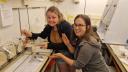 Anouk and Addison are clearly very happen to finish their last filtering session