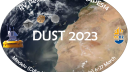 64PE514-DUST2023 logo (Satellite image © NASA)