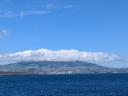 A last look at Sao Miguel as we leave for the open Atlantic Ocean.